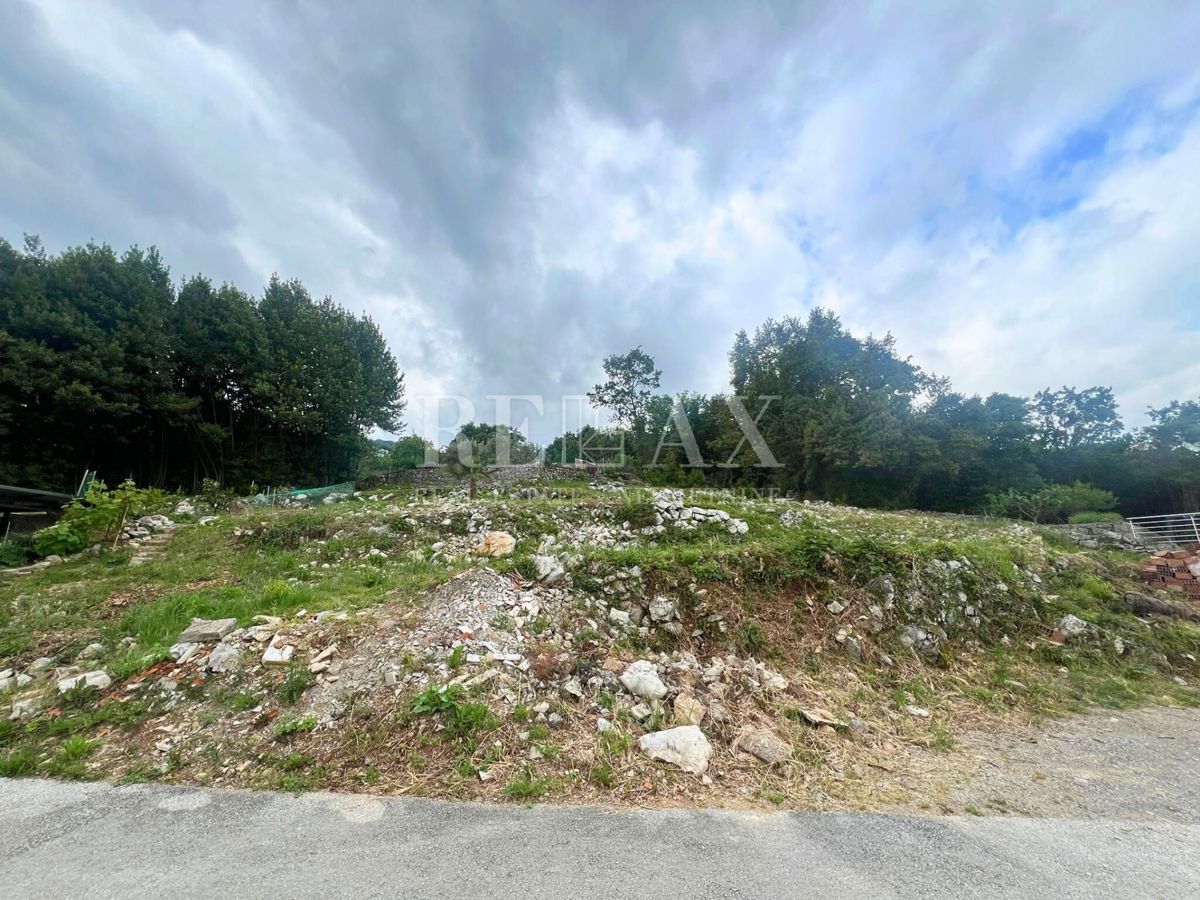 Oprić, Lovran - terreno edificabile con vista mare