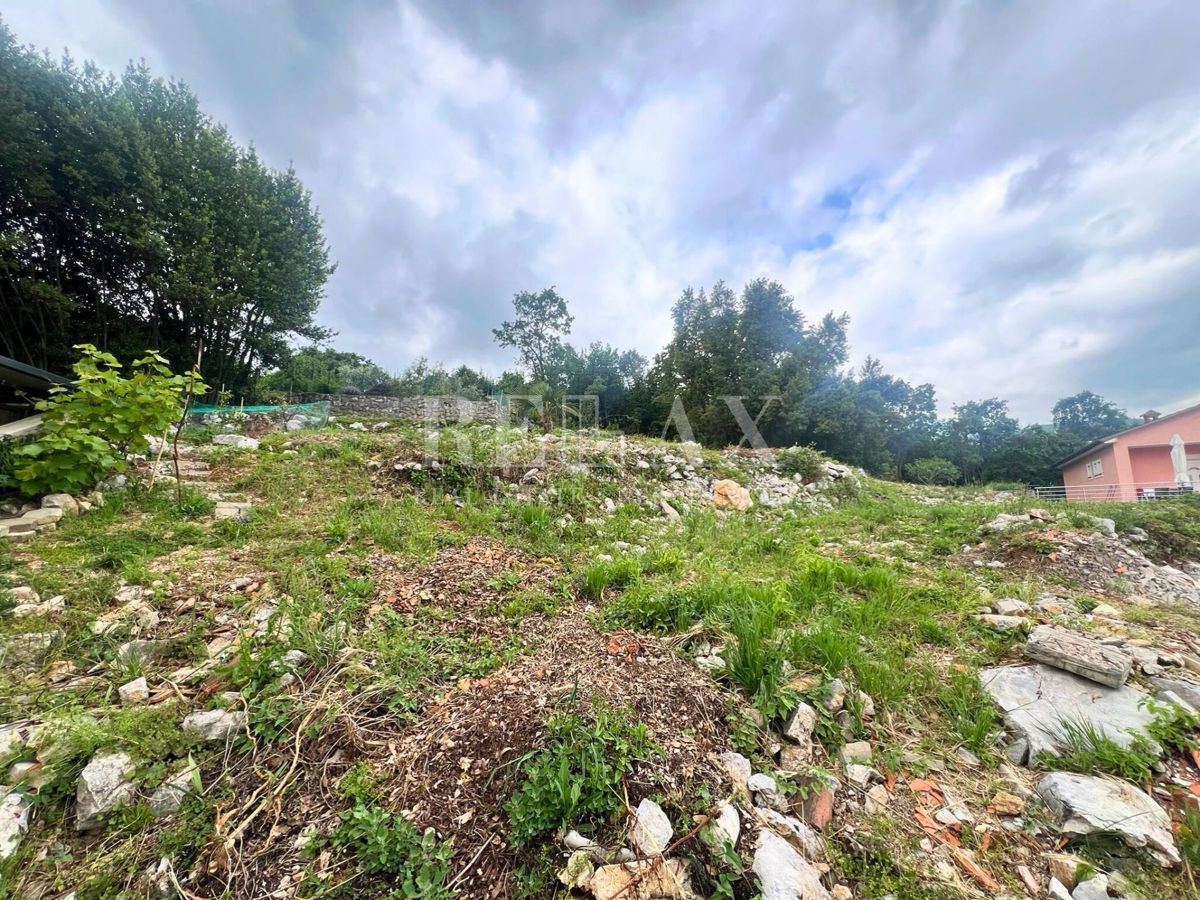 Oprić, Lovran - terreno edificabile con vista mare