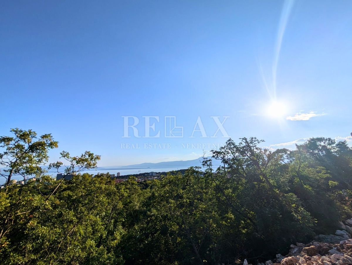 Rijeka, Tersatto - terreno edificabile con vista mare