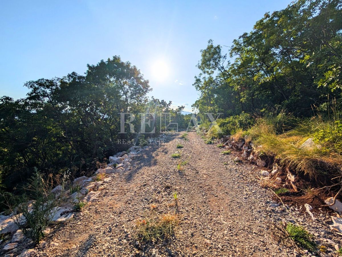 Rijeka, Tersatto - terreno edificabile con vista mare