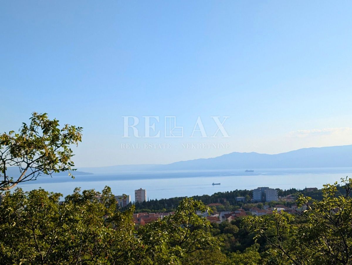 Rijeka, Tersatto - terreno edificabile con vista mare