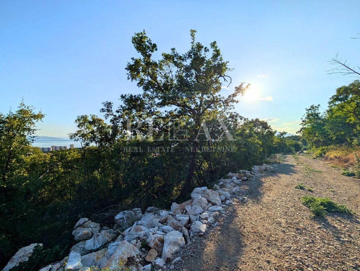 Rijeka, Tersatto - terreno edificabile con vista mare