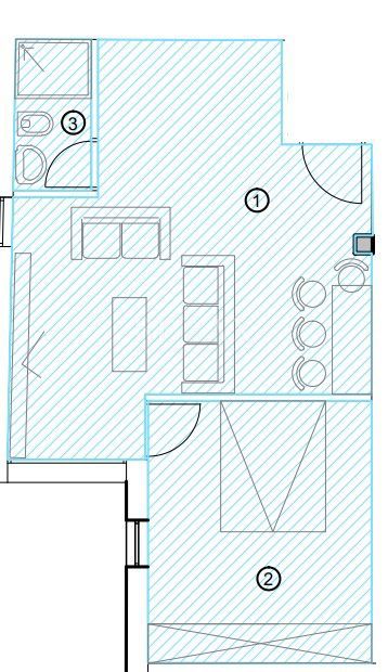 Crikvenica - appartamento con una camera da letto e terrazza, 57,63 m2