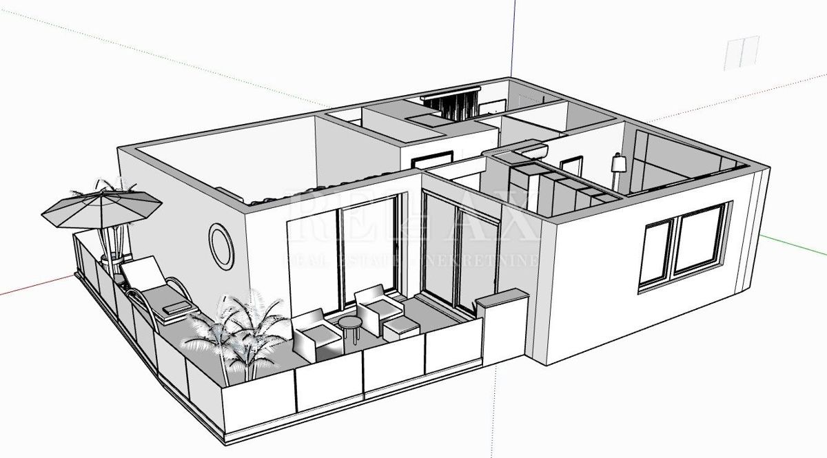 Crikvenica - appartamento di lusso con garage