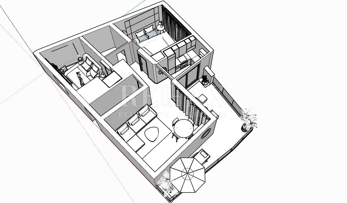 Crikvenica - appartamento di lusso con garage