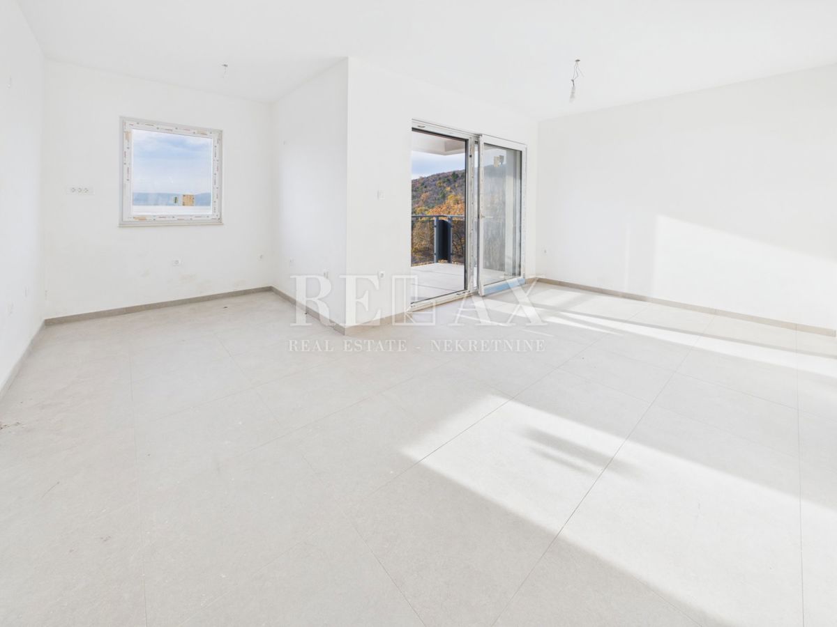 Povile - appartamento con due camere, con vista mare, nuova costruzione