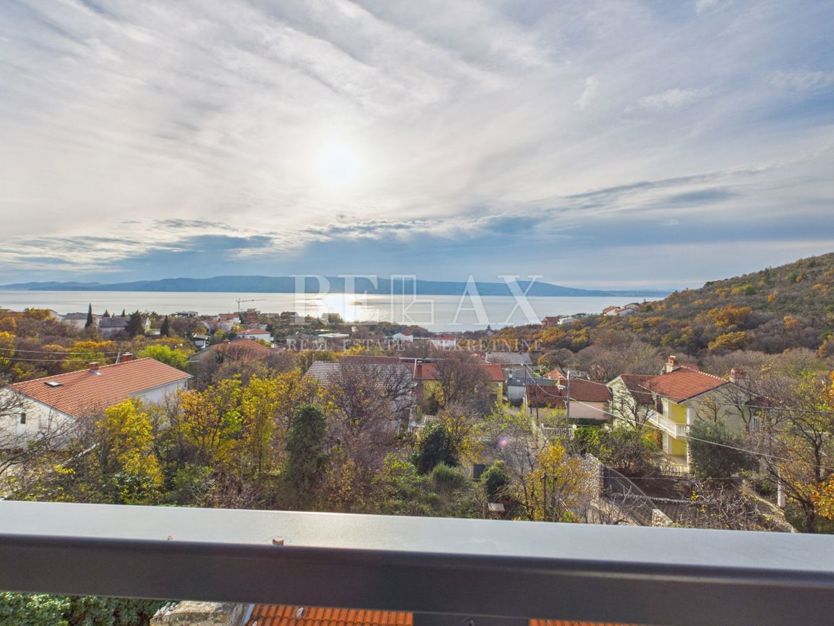 Povile - appartamento con due camere, con vista mare, nuova costruzione