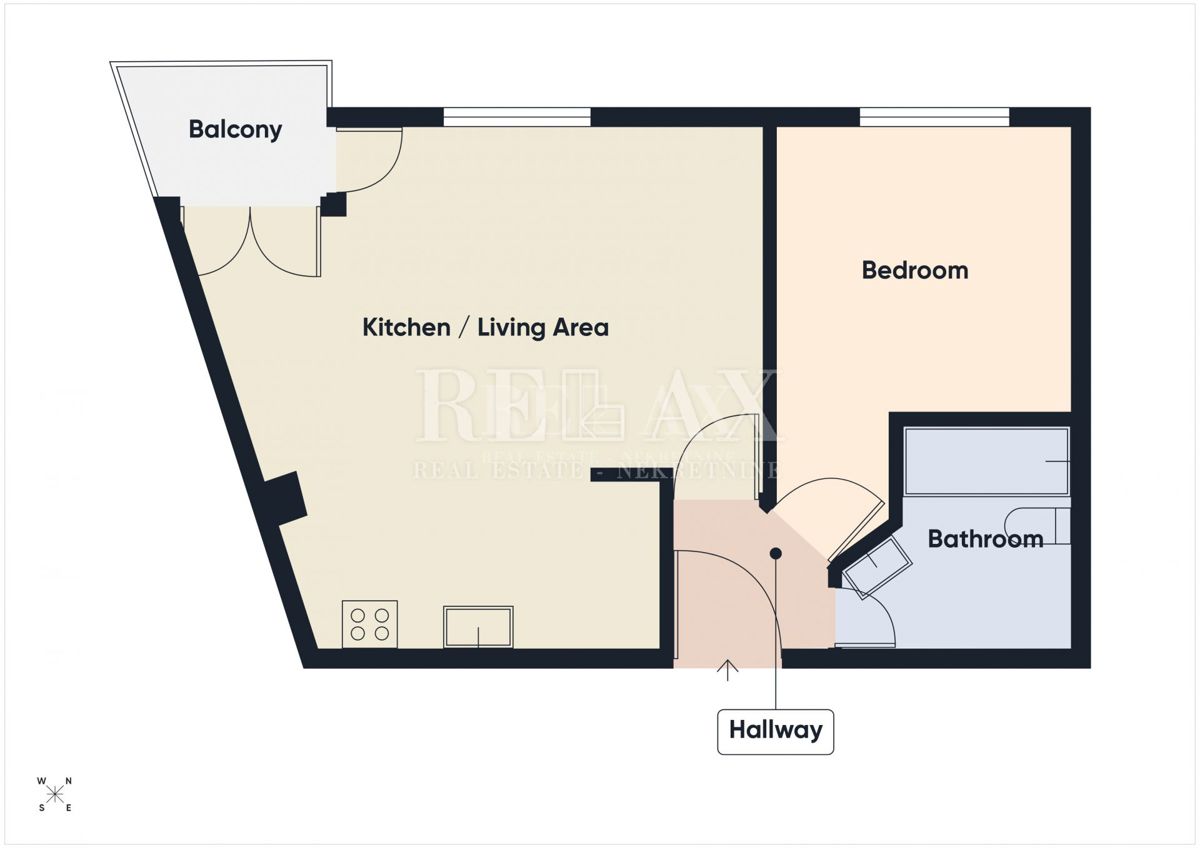 Crikvenica - appartamento con una camera e vista mare