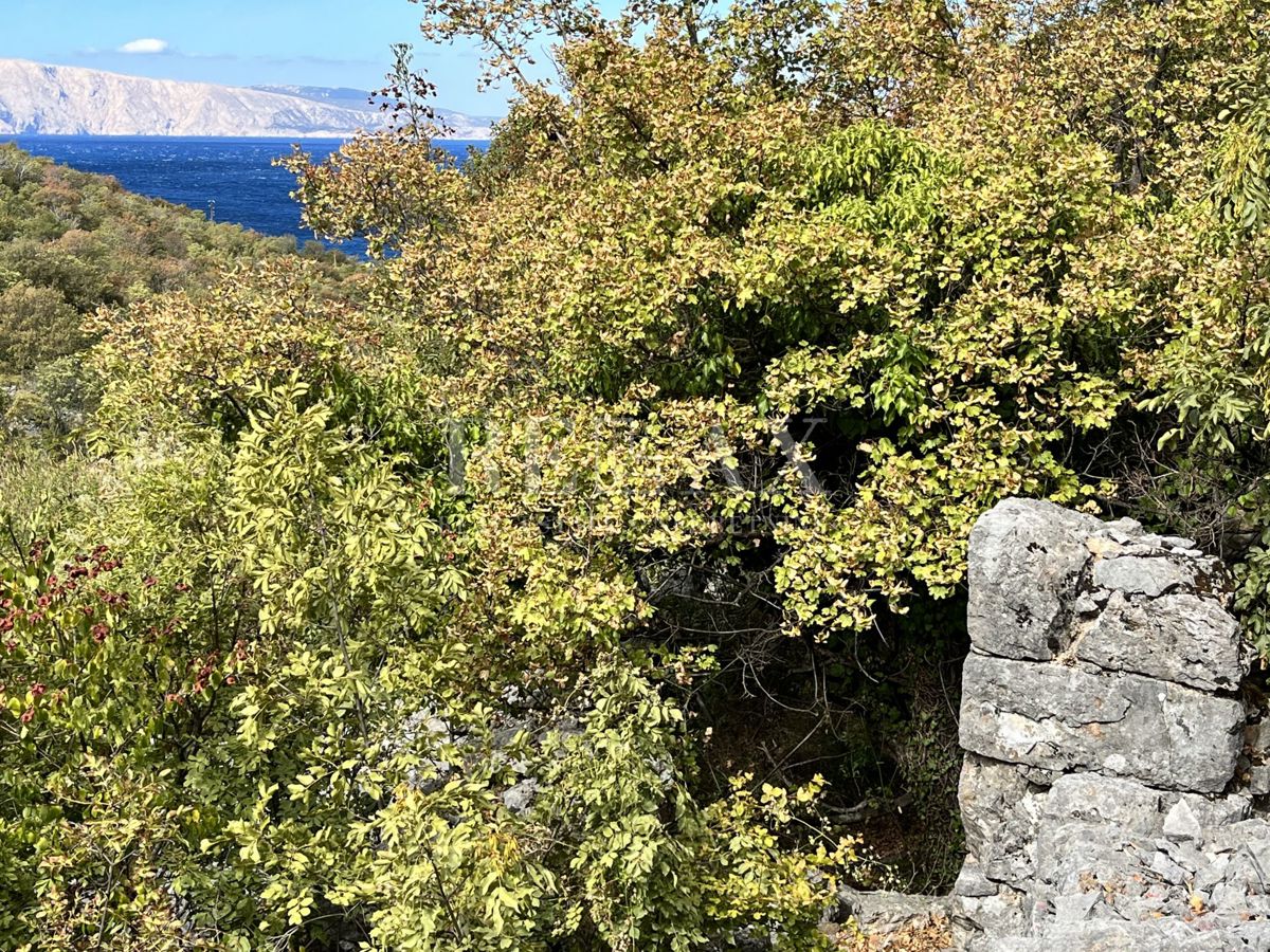 NOVI VINODOLSKI, SIBINJ KRMPOTSKI - Due ampi campi con vista sul mare