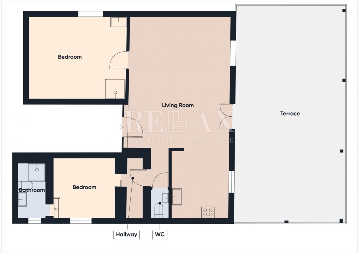 Crikvenica - appartamento con ampia terrazza