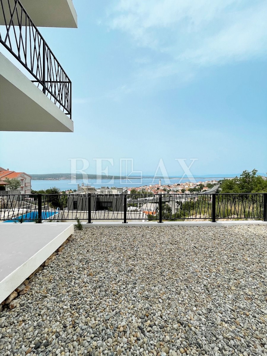 CRIKVENICA - Appartamento, nuova costruzione con bellissima vista mare