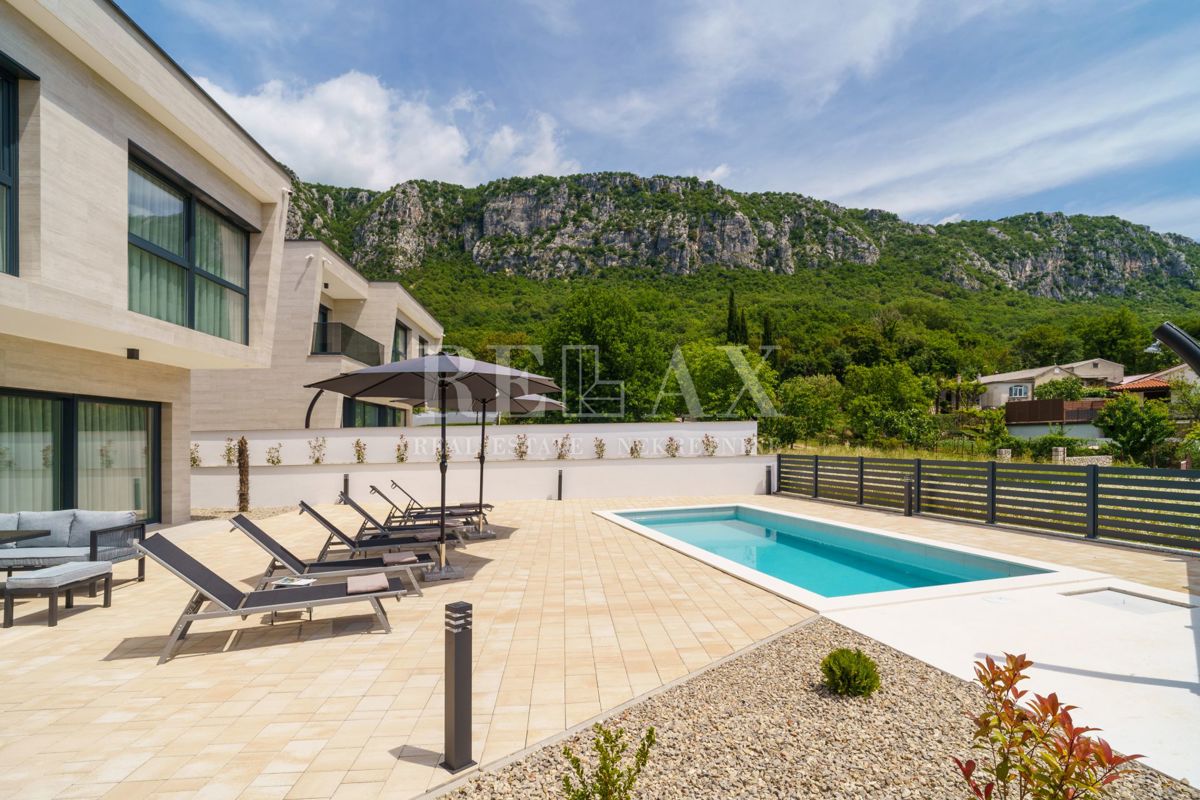 Bribir - villa di nuova costruzione con vista mare