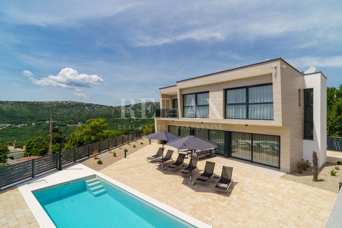Bribir - villa di nuova costruzione con vista mare