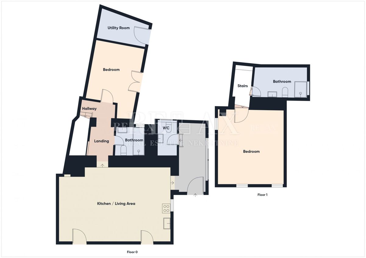 Bribir - villa in pietra con piscina riscaldata