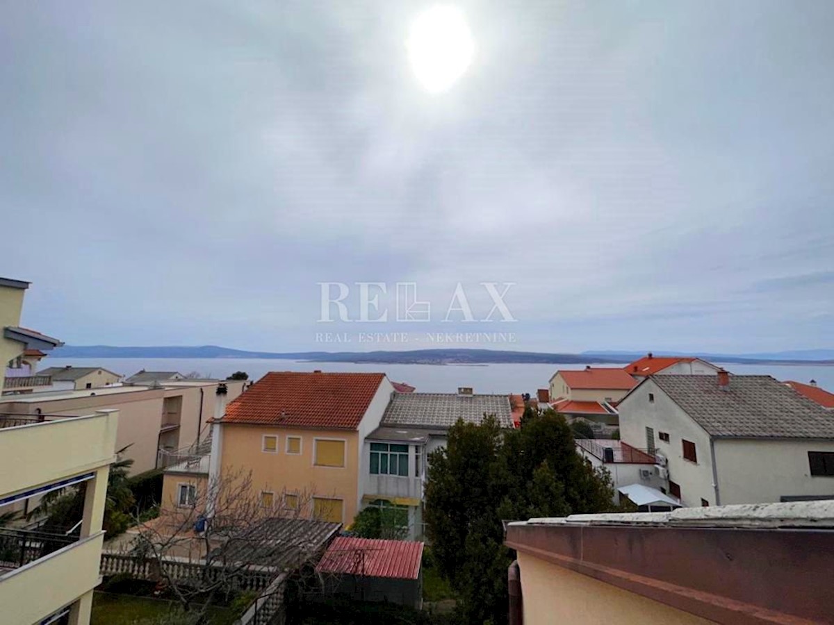 CRIKVENICA - Appartamento con giardino, vista mare