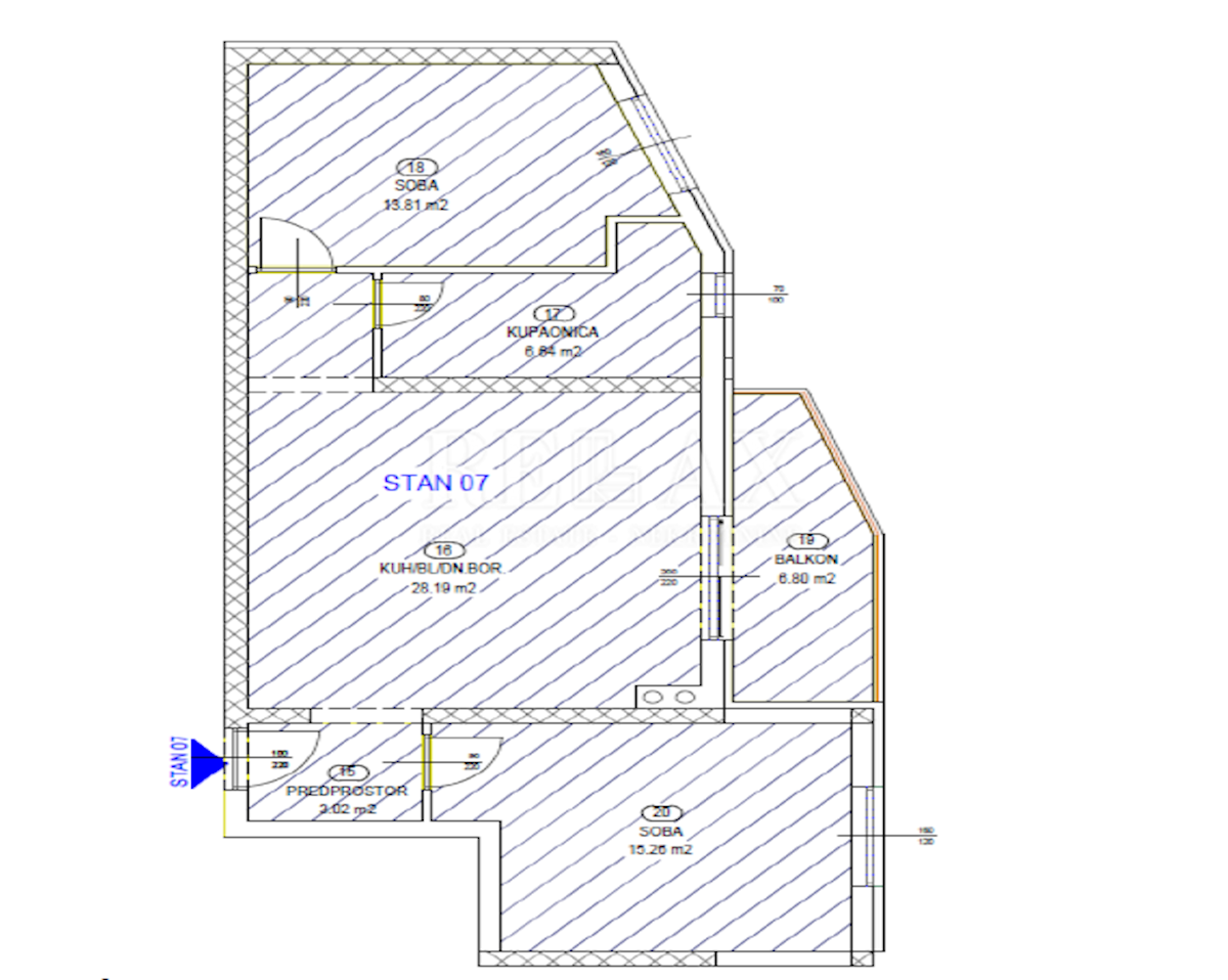 Rijeka, Kastav - nuova costruzione, 73m2