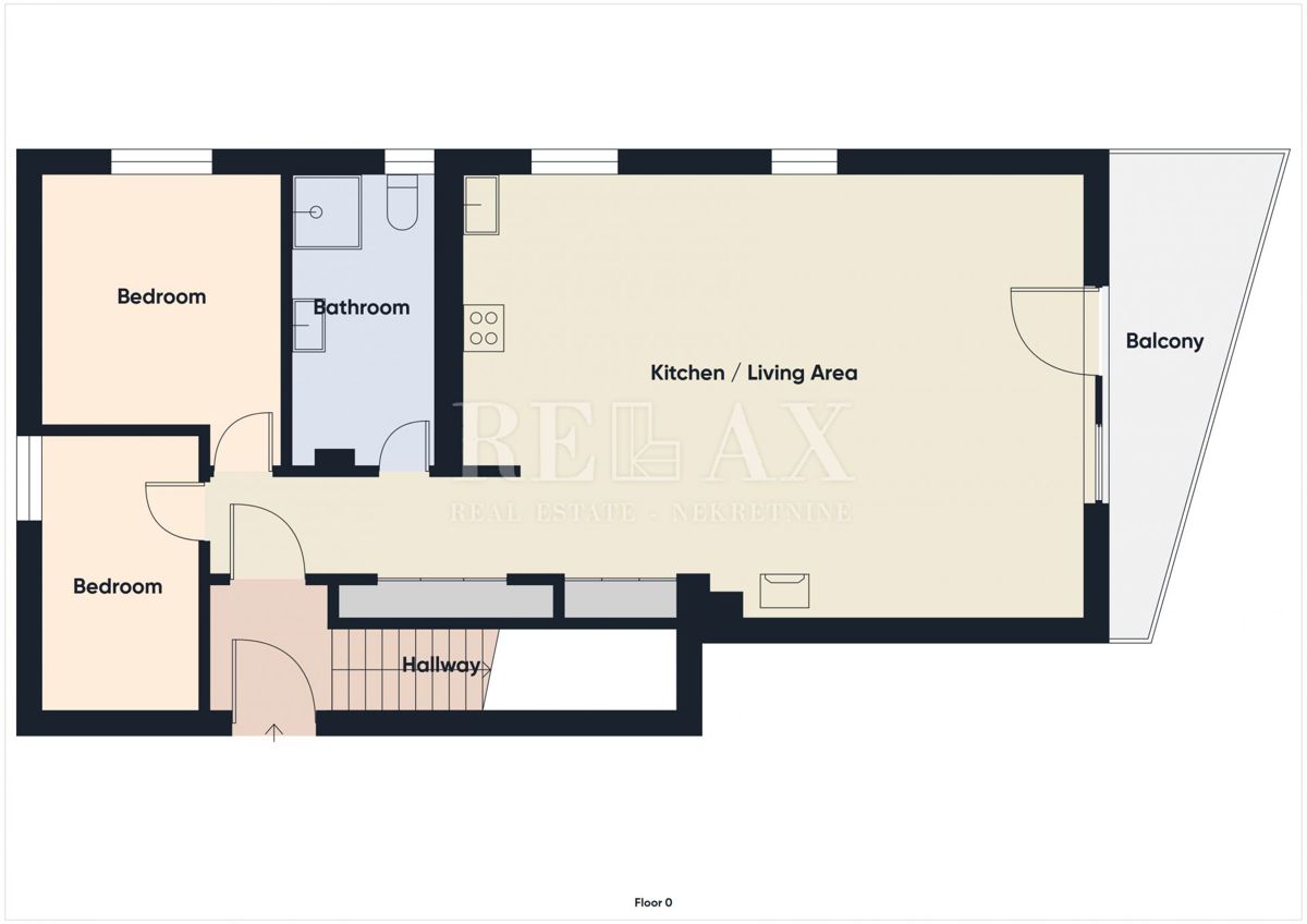 Crikvenica – Appartamento su due livelli, 104 m² con vista mare