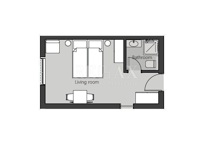 Crikvenica - appartamento in un nuovo edificio con ascensore, 13,9 m2