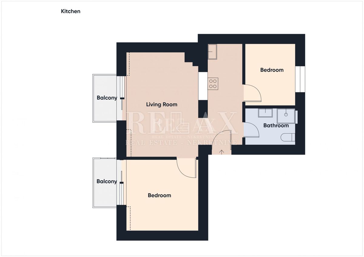 Crikvenica - appartamento in prima fila al mare