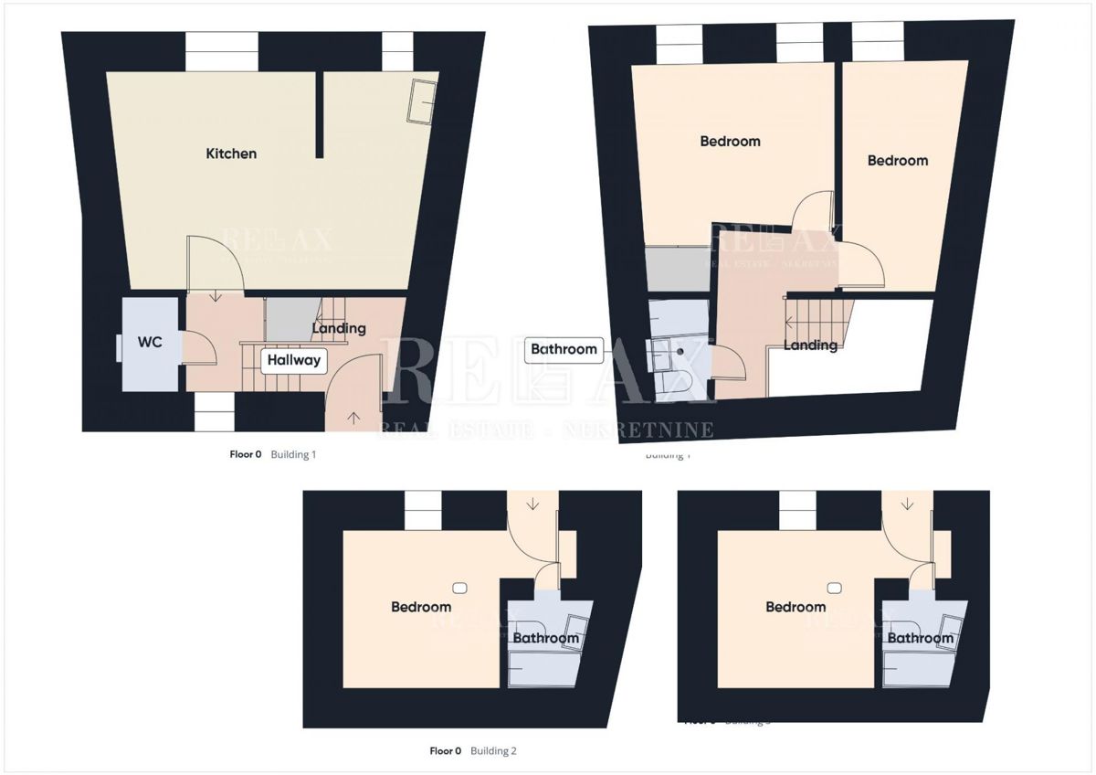 Novi Vinodolski - due case nel centro della città