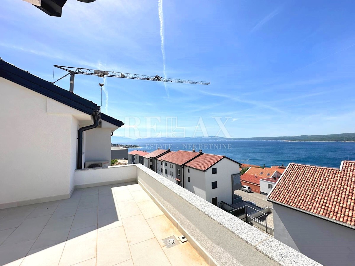 CRIKVENICA - Nuova costruzione con vista mare