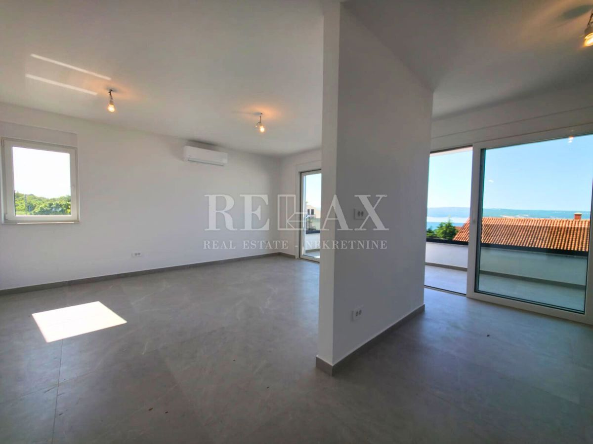 Dramalj - appartamento con vista mare, nuova costruzione