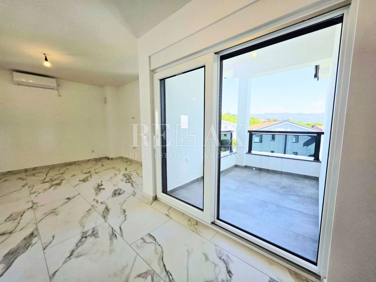 Isola di Krk, Čižići - appartamento con due camere da letto, nuova costruzione