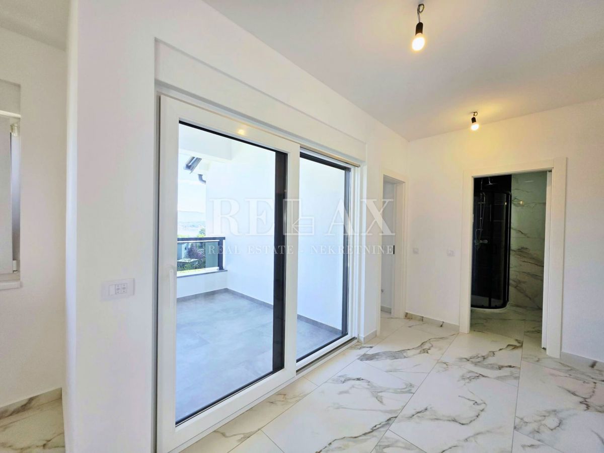 Isola di Krk, Čižići - appartamento con due camere da letto, nuova costruzione