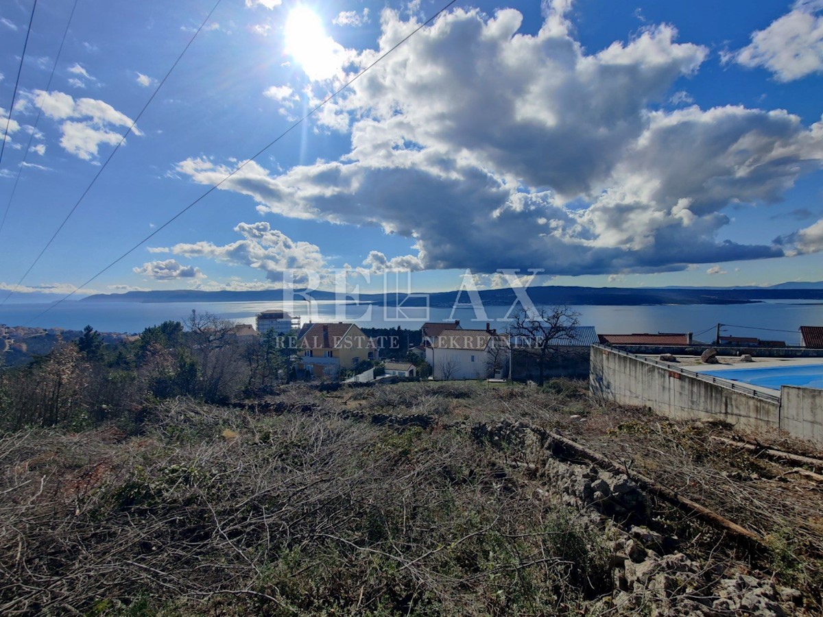 CRIKVENICA - Ampio terreno edificabile con vista panoramica