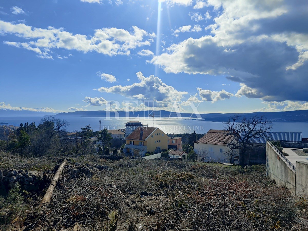 CRIKVENICA - Ampio terreno edificabile con vista panoramica