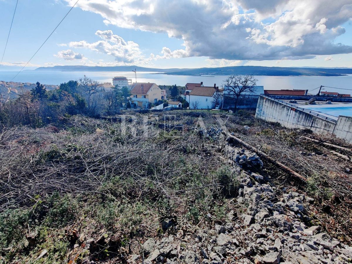 CRIKVENICA - Ampio terreno edificabile con vista panoramica