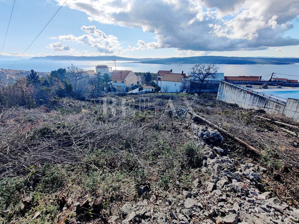 CRIKVENICA - Ampio terreno edificabile con vista panoramica