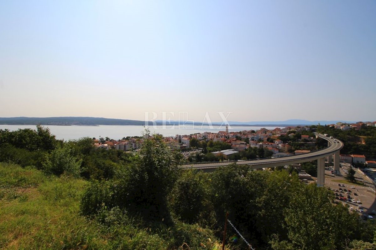 CRIKVENICA - Terreno edificabile con bella vista panoramica