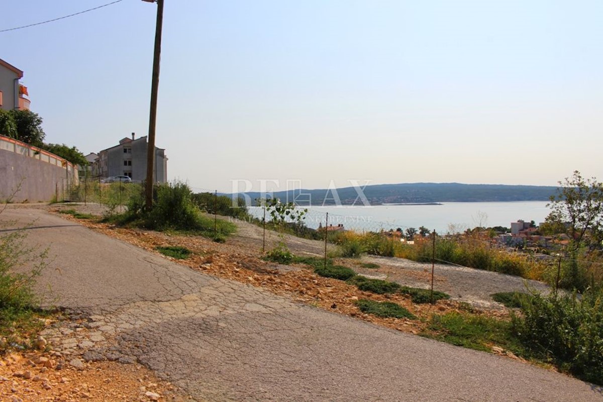 CRIKVENICA - Terreno edificabile con bella vista panoramica