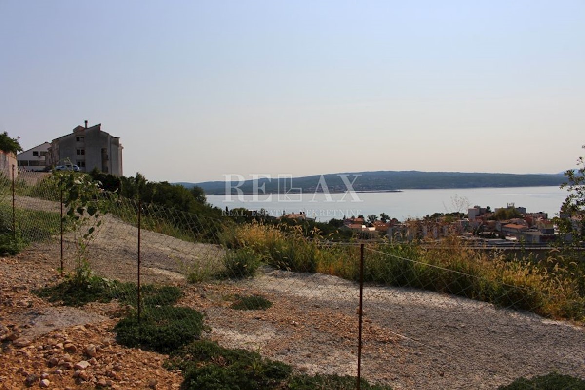 CRIKVENICA - Terreno edificabile con bella vista panoramica