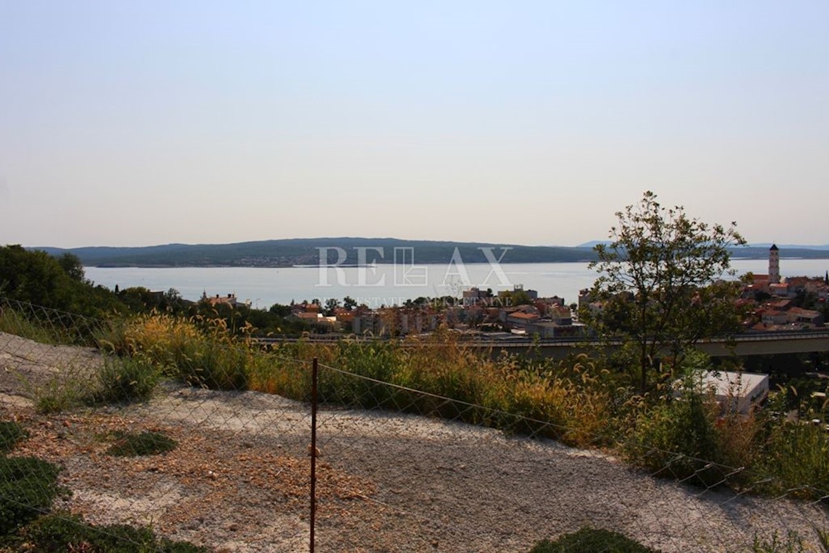 CRIKVENICA - Terreno edificabile con bella vista panoramica