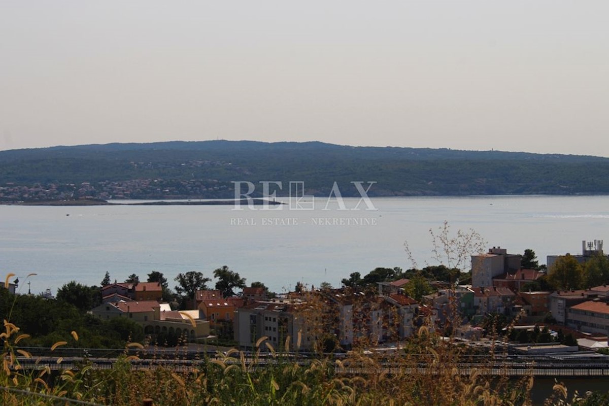 CRIKVENICA - Terreno edificabile con bella vista panoramica