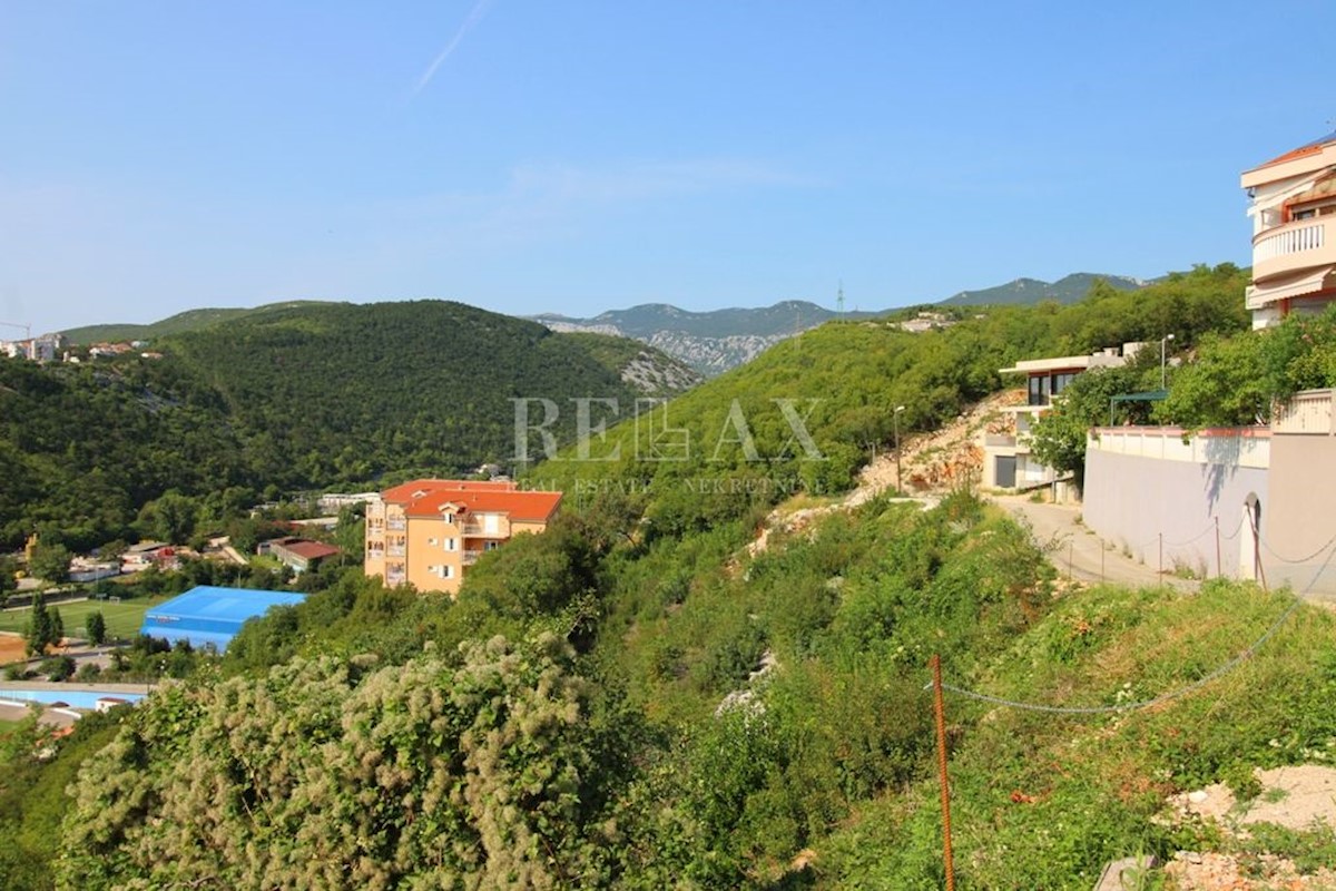 CRIKVENICA - Terreno edificabile con bella vista panoramica