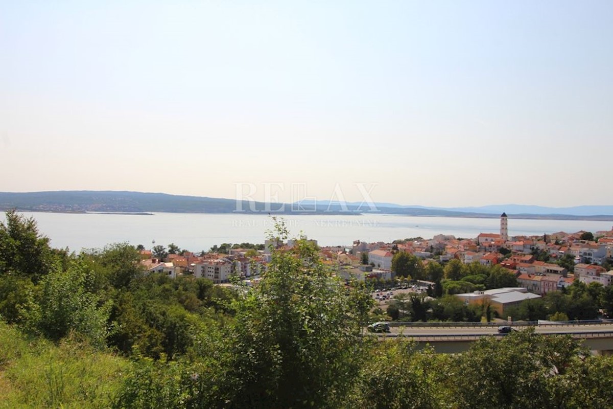 CRIKVENICA - Terreno edificabile con bella vista panoramica