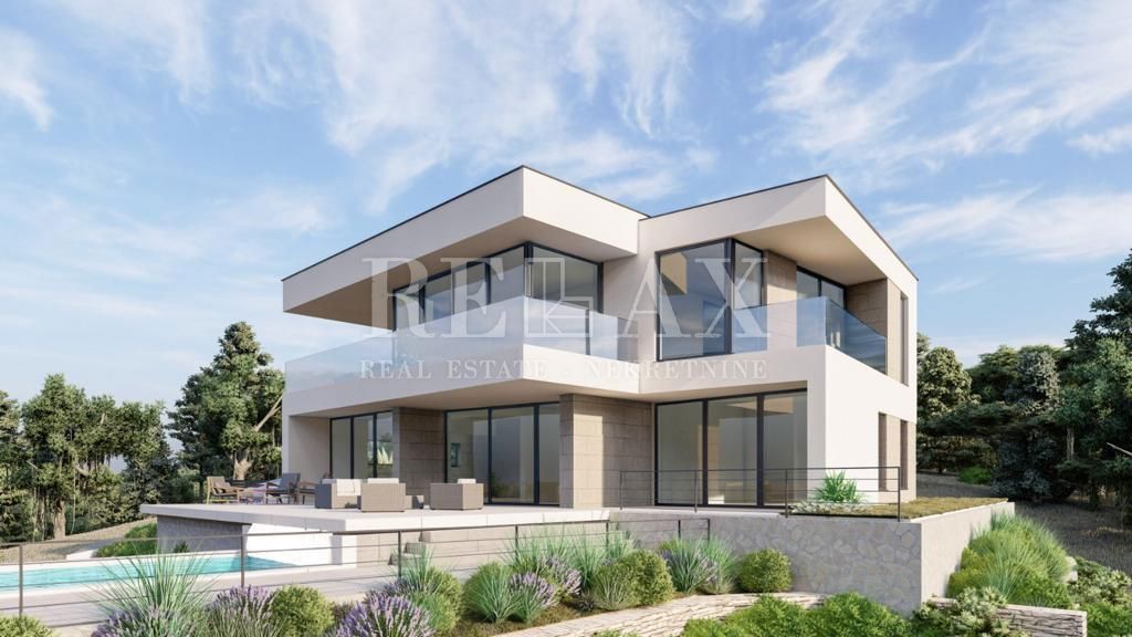 LINARDIĆI, KRK - Casa moderna con piscina