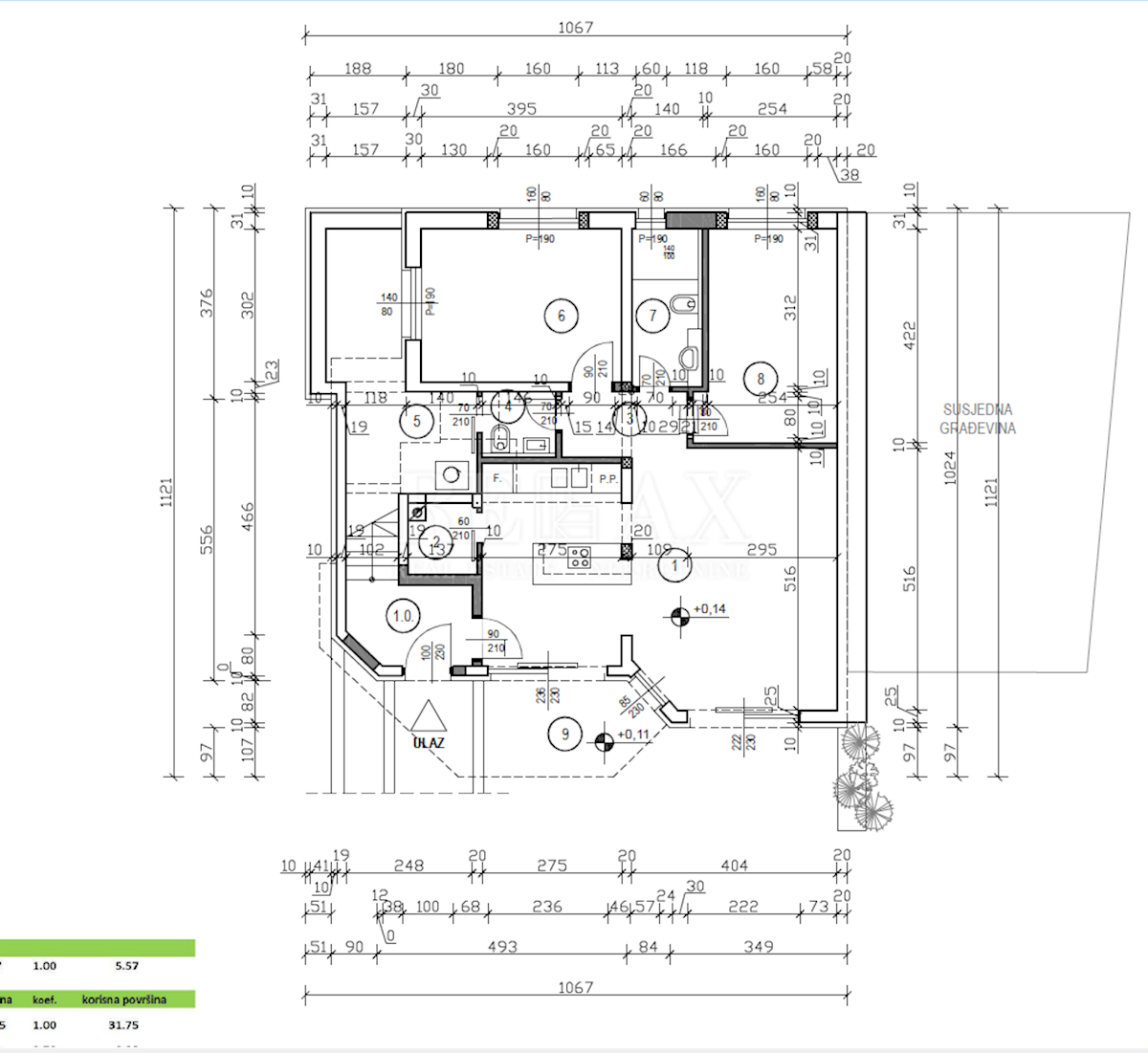 Crikvenica - appartamento moderno con 2 camere da letto