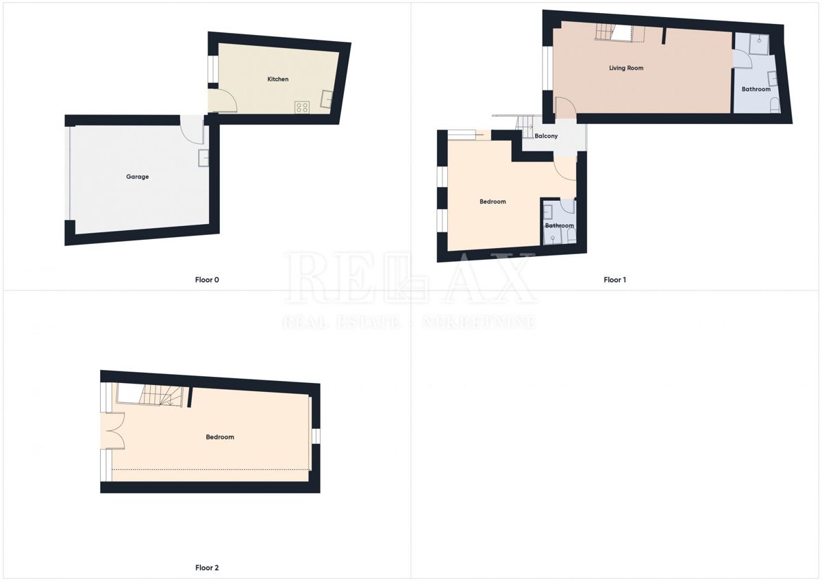 Bribir - spaziosa casa a schiera con garage