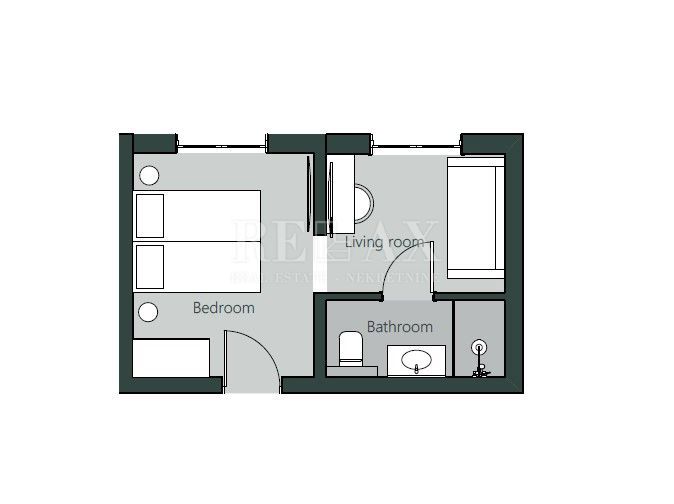 Crikvenica - appartamento nel centro della città, nuovo edificio