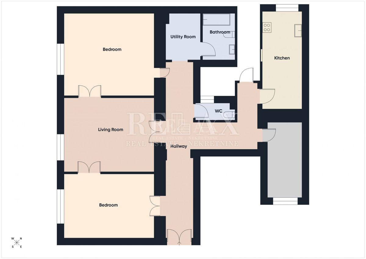 Rijeka - appartamento classico con quattro camere da letto nel centro storico, 134,67 m2