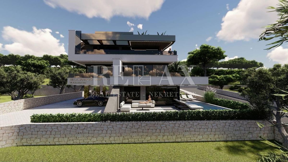 KRK - Lussuoso appartamento con piscina al piano terra di un nuovo edificio