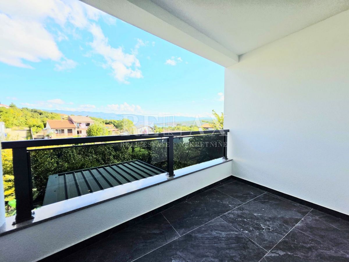 Isola di Krk, Čižići - appartamento in una nuova costruzione