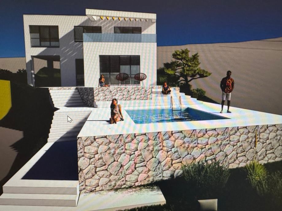 Hreljin - terreno edificabile con progetto preliminare