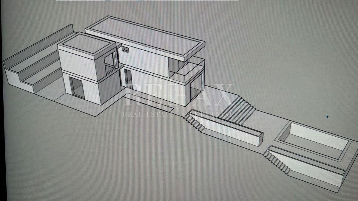 Hreljin - terreno edificabile con progetto preliminare