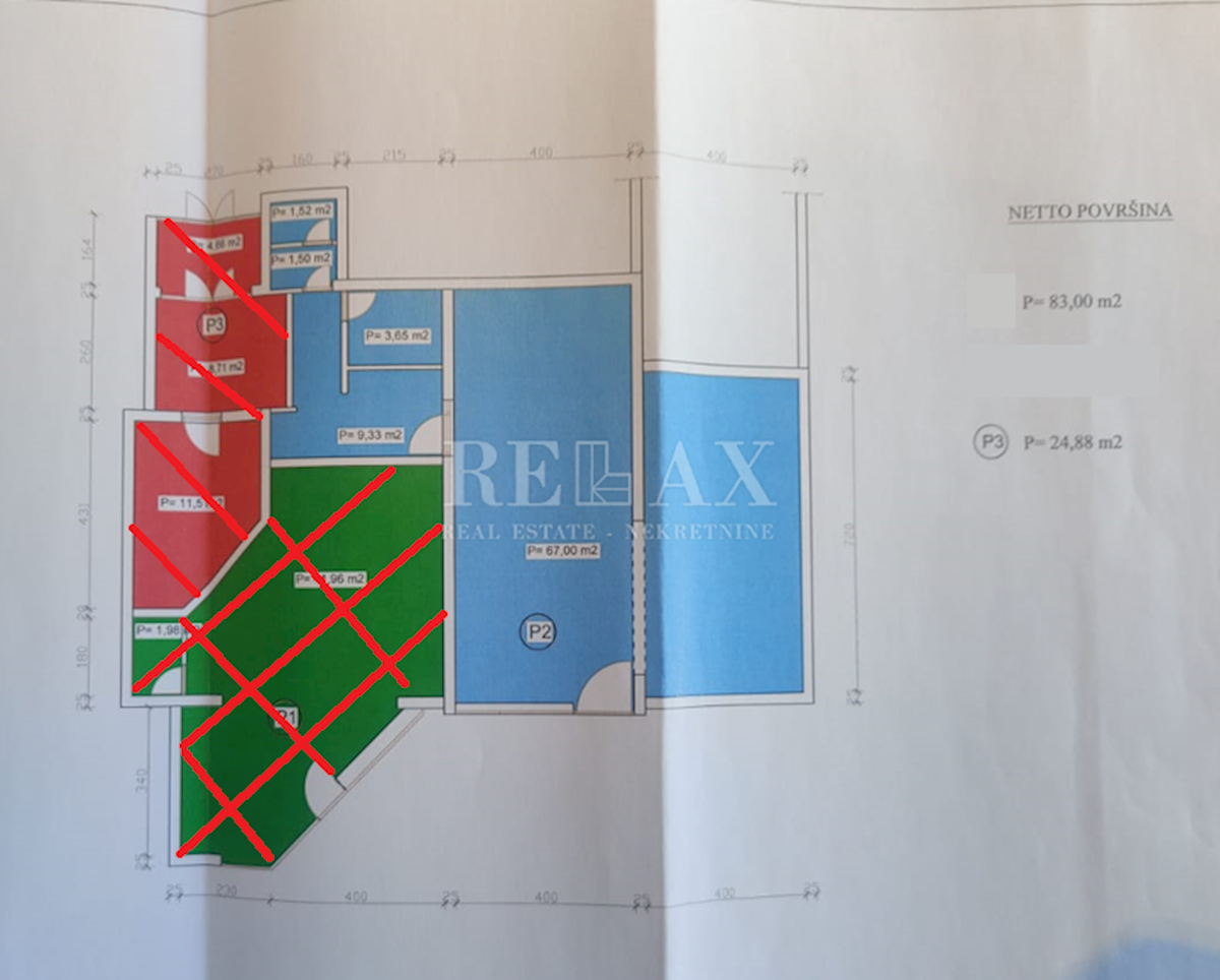 NOVI VINODOLSKI - Locale ufficio 83 mq in ottima posizione