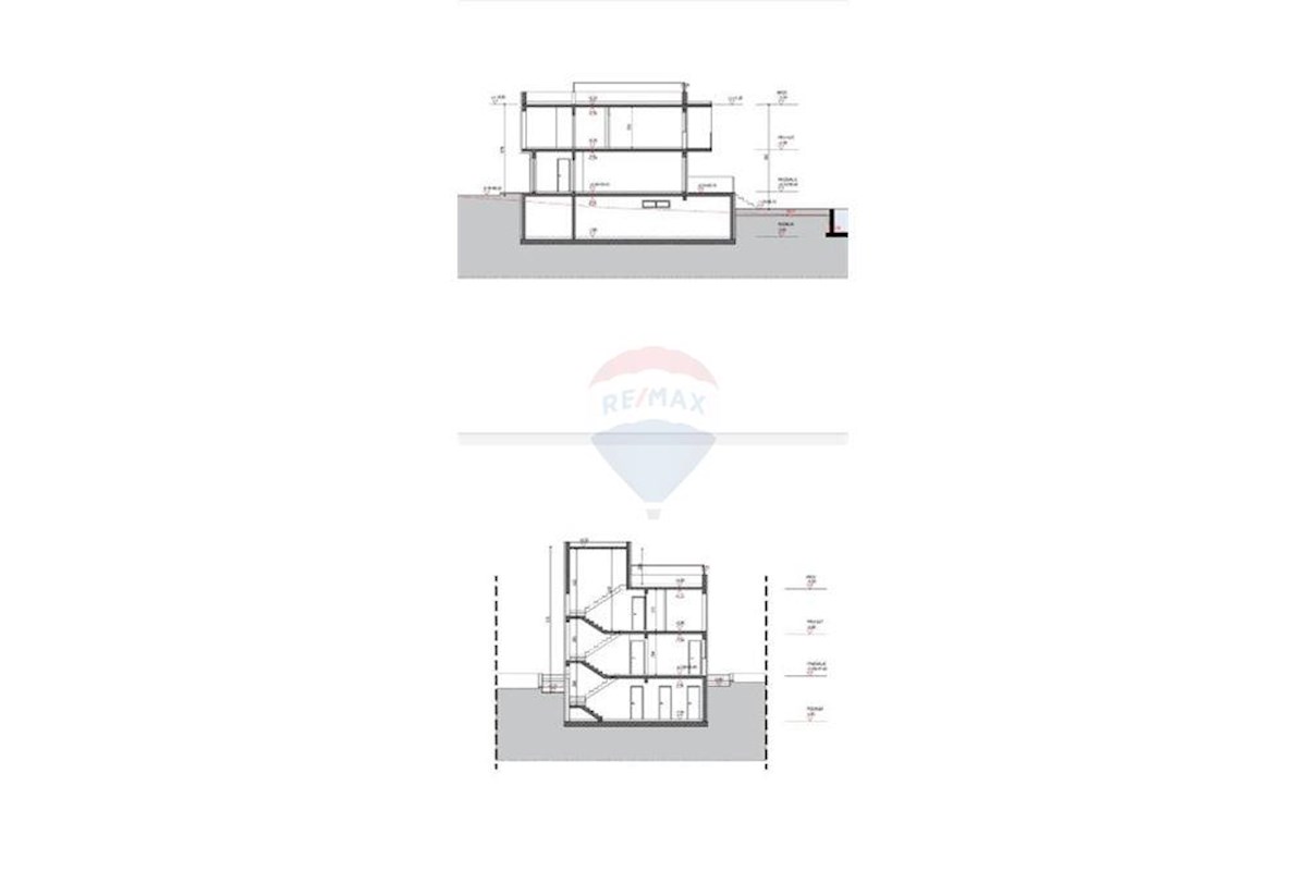 Podstrana, villa in costruzione con piscina e vista mare